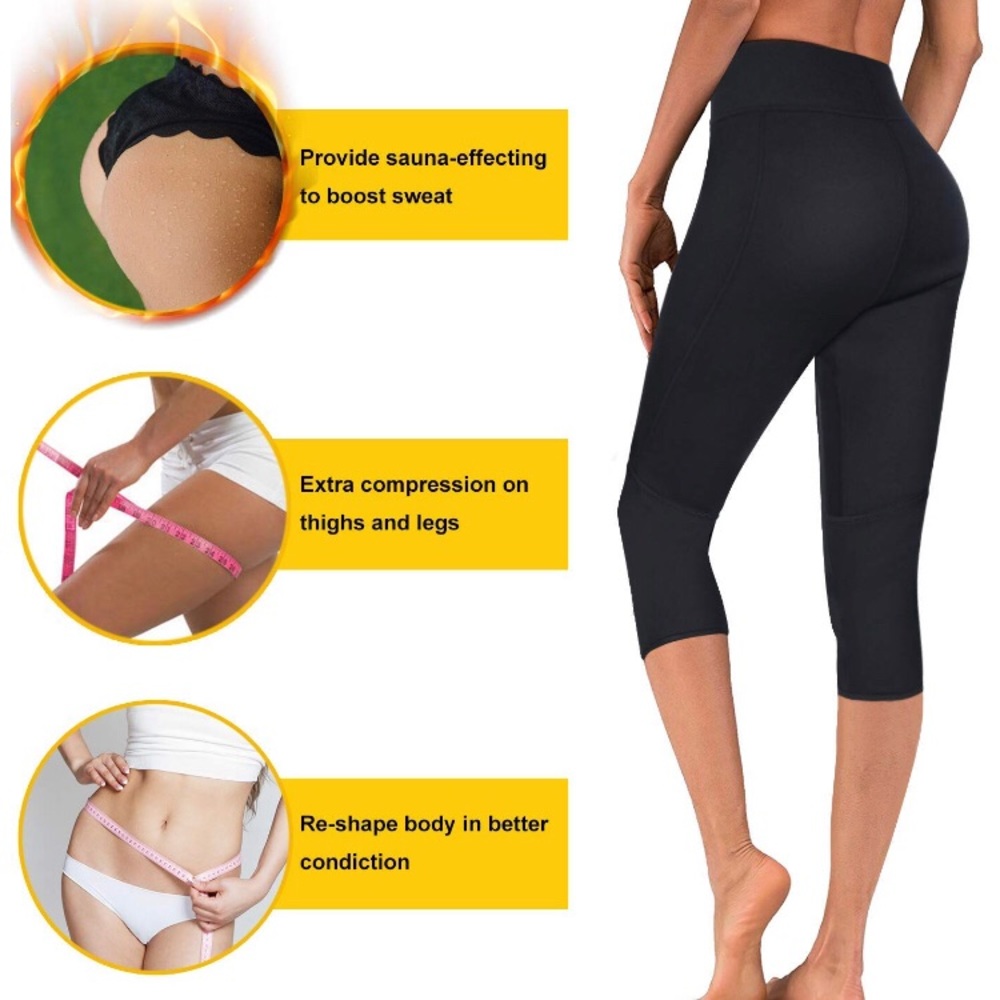 Junlan Women Neoprene Workout Pants. Medium